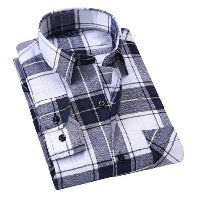 Camisa Xadrez Masculina Vintage