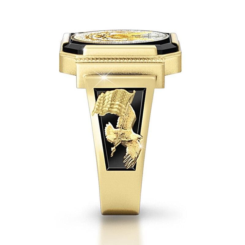 Anel De Águia Vintage Feminino