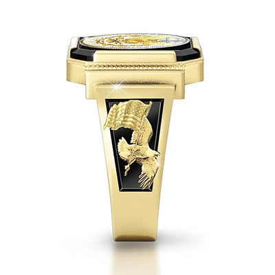 Anel De Águia Vintage Feminino