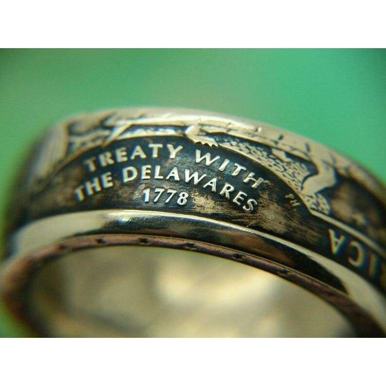 Anel Masculino Vintage De Prata Americano