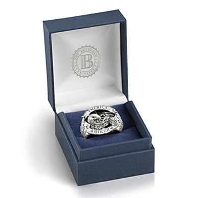 Anel De Motociclista Americano Vintage