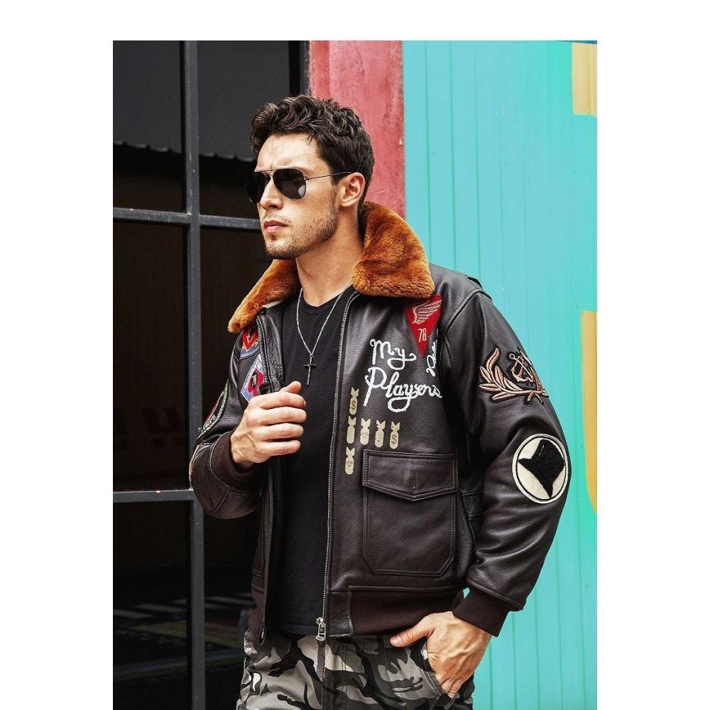 Jaqueta Bomber Americana Vintage Da Segunda Guerra Mundial