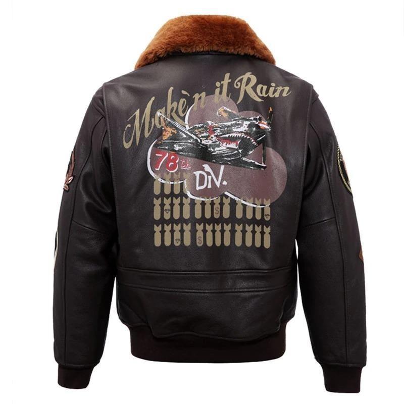 Jaqueta Bomber Americana Vintage Da Segunda Guerra Mundial