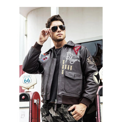 Jaqueta Bomber Americana Vintage Da Segunda Guerra Mundial