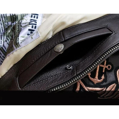 Jaqueta Bomber Americana Vintage Da Segunda Guerra Mundial