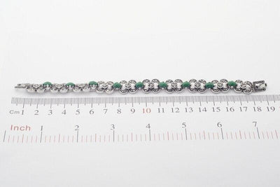 Pulseira Feminina Vintage De Prata Indiana