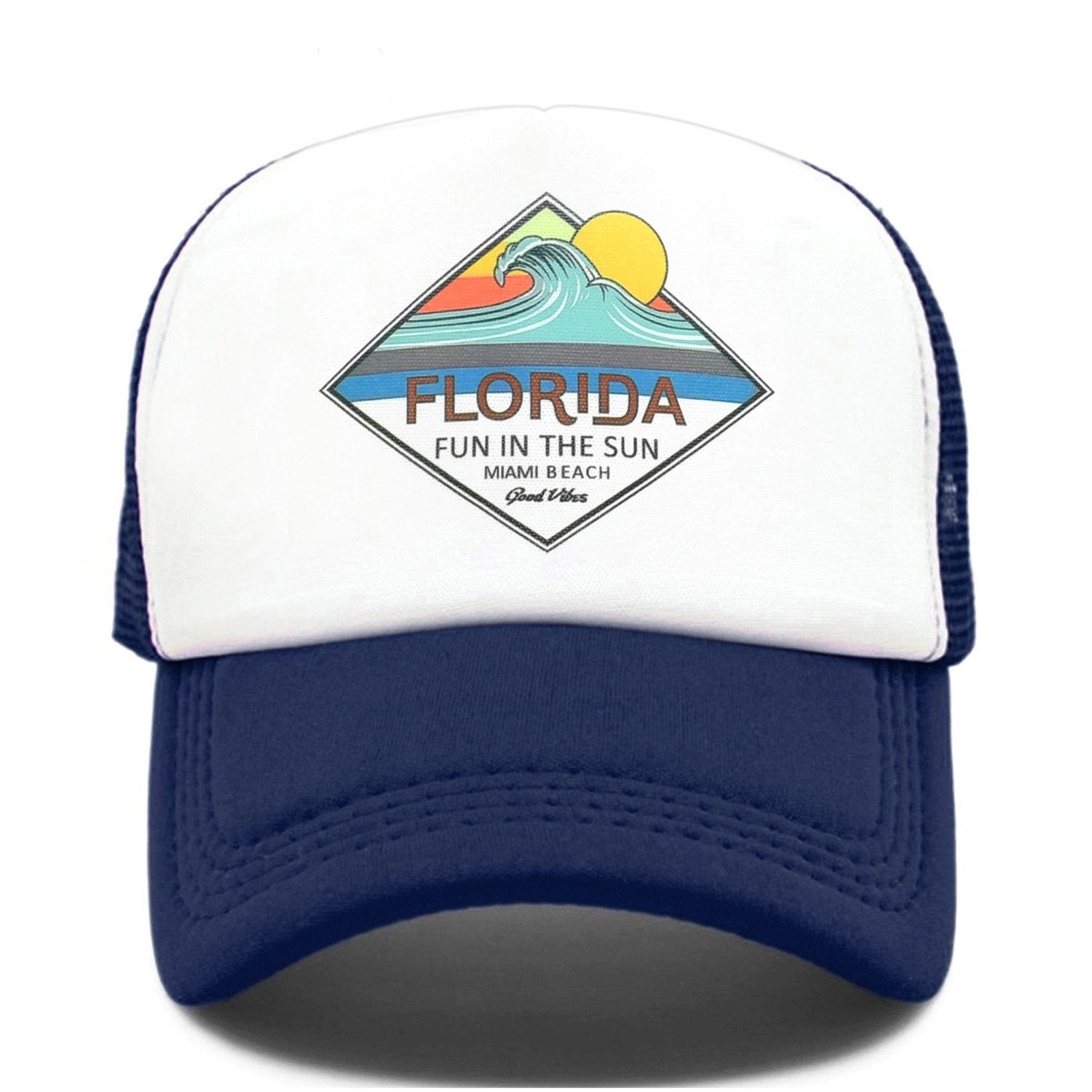 Boné De Beisebol Vintage De Miami