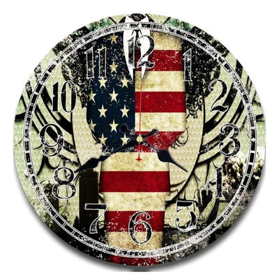 Relógio De Parede Vintage Dos Eua