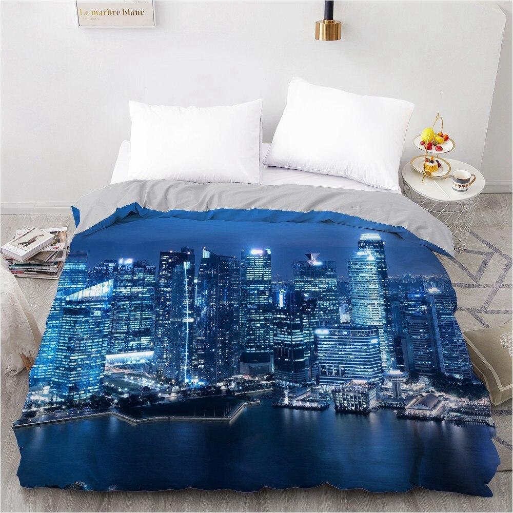 Capa De Edredom Estilo Vintage New York Deco