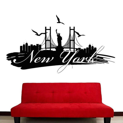 Adesivos Vintage Gigantes De Nova York