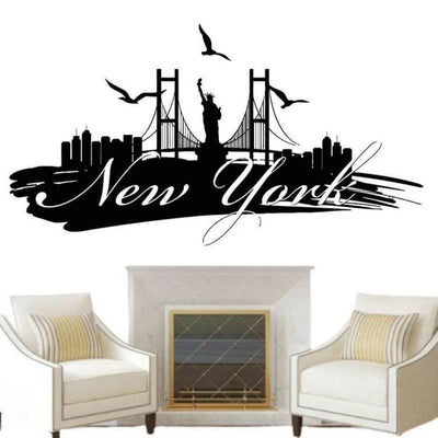 Adesivos Vintage Gigantes De Nova York