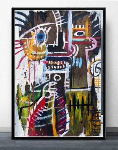 Pintura Vintage Abstrata