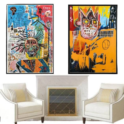 Pintura Vintage Abstrata