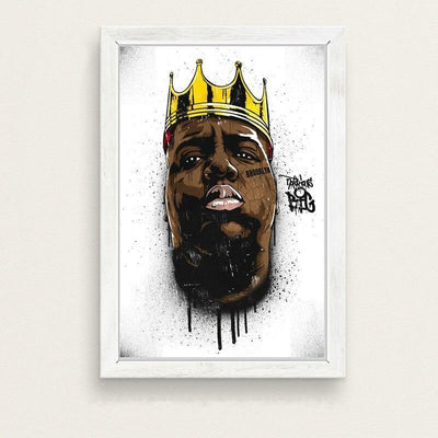 Pintura Pequena Vintage De Biggie