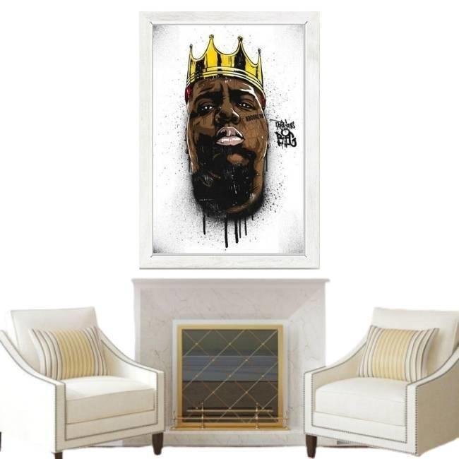 Pintura Pequena Vintage De Biggie