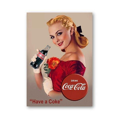 Pintura Vintage Da Coca-Cola