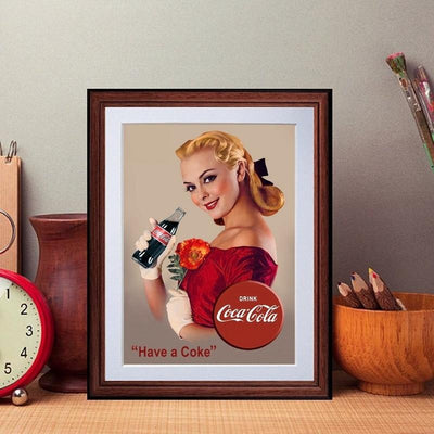 Pintura Vintage Da Coca-Cola