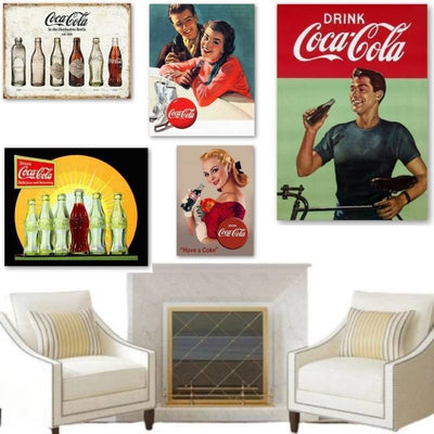 Pintura Vintage Da Coca-Cola