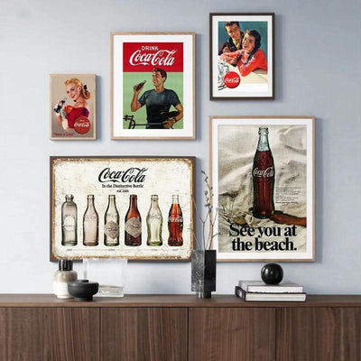Pintura Vintage Da Coca-Cola
