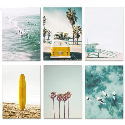 Pintura Vintage Deco Da Califórnia