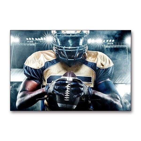 Pintura Vintage De Futebol Americano