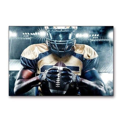 Pintura Vintage De Futebol Americano