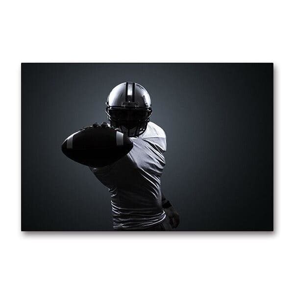 Pintura Vintage De Futebol Americano