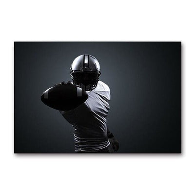 Pintura Vintage De Futebol Americano