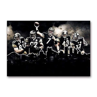 Pintura Vintage De Futebol Americano