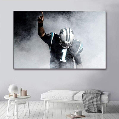 Pintura Vintage De Futebol Americano