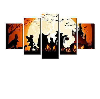 Pintura Vintage De Halloween