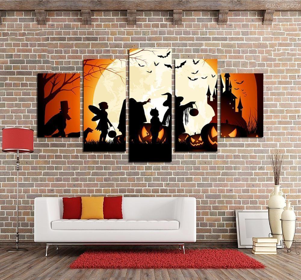 Pintura Vintage De Halloween