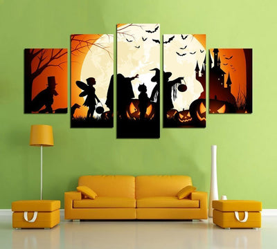 Pintura Vintage De Halloween
