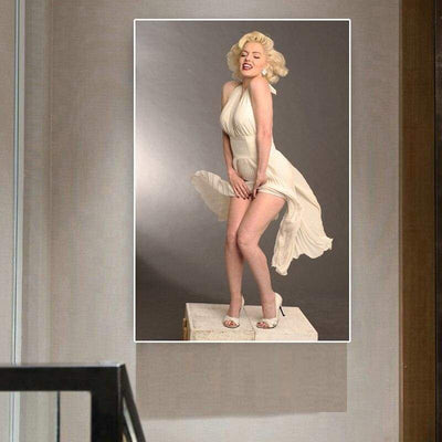 Pintura Vintage De Arte Pop De Marilyn Monroe