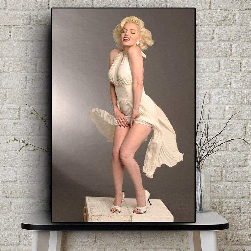 Pintura Vintage De Arte Pop De Marilyn Monroe