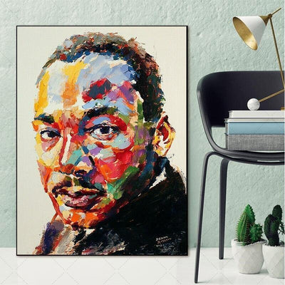 Pintura Vintage De Martin Luther King