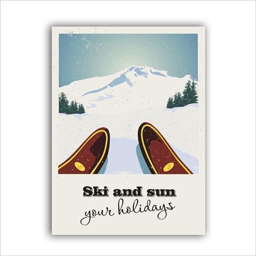 Pintura Vintage De Montanha