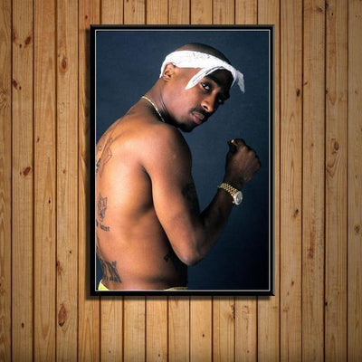 Pintura Vintage De Tupac