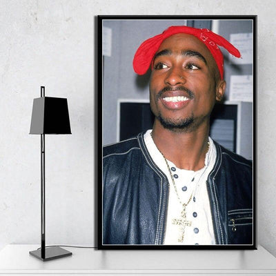 Pintura Vintage De Tupac