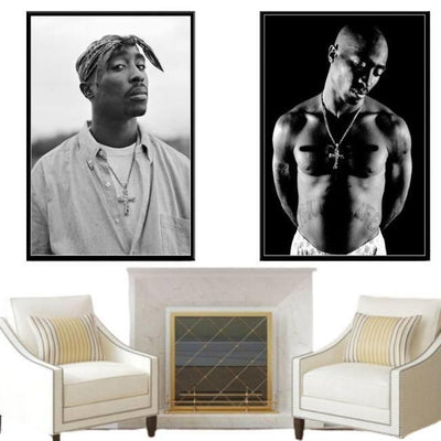 Pintura Vintage De Tupac