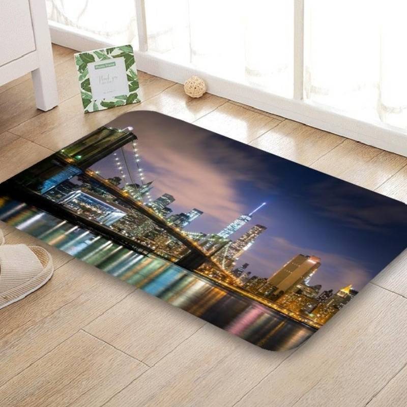 Tapete De Banheiro Vintage Nova York