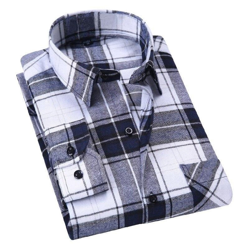 Camisa Xadrez Masculina Vintage