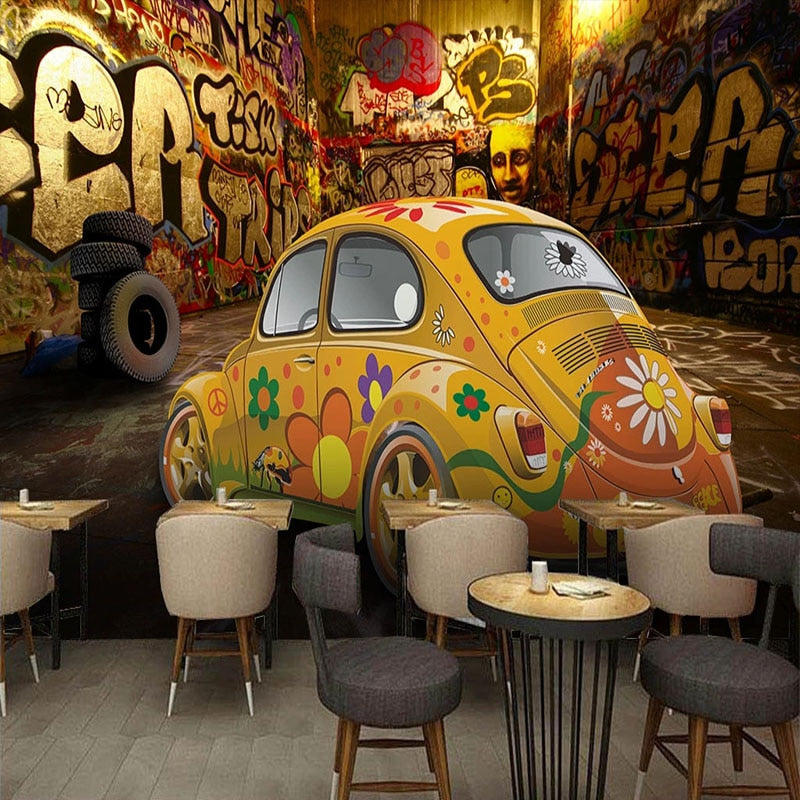 Papel De Parede Adesivo Vintage