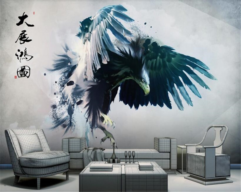 Papel De Parede Vintage De Pássaros