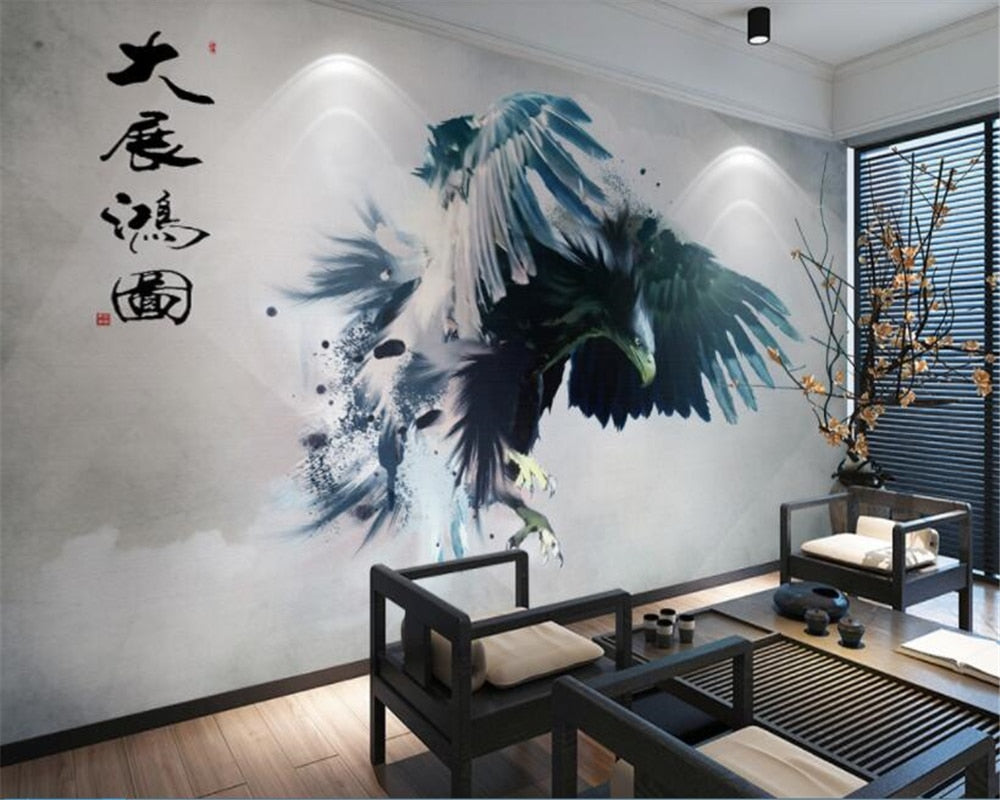 Papel De Parede Vintage De Pássaros