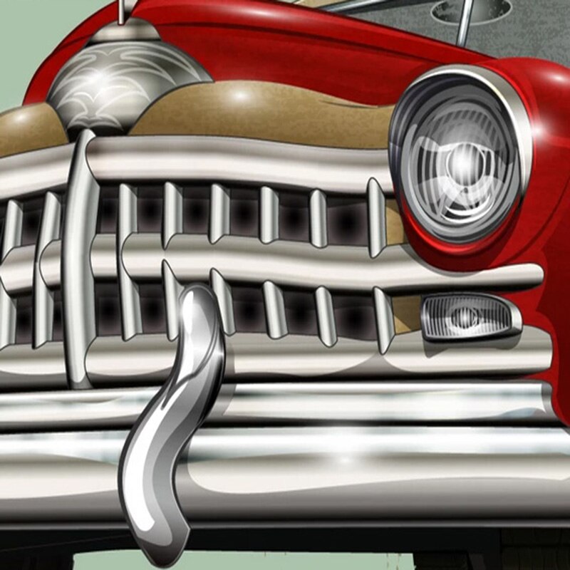 Papel De Parede Vintage De Garagem