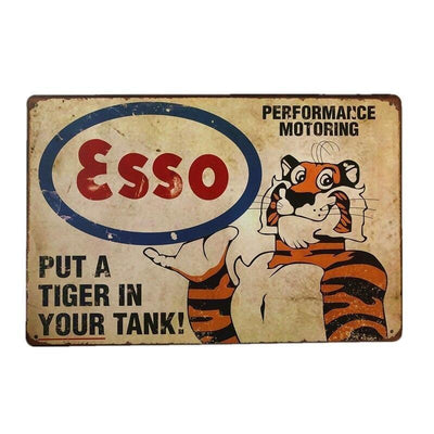 Pôster Vintage Esso