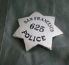 Distintivo Vintage Da Polícia Americana