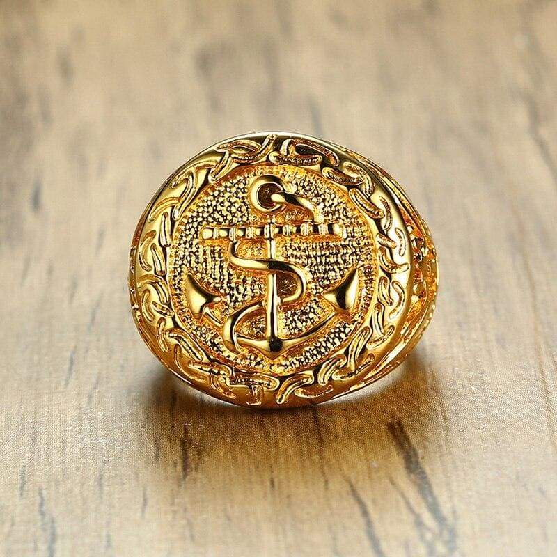 Anel De Sinete Vintage Do Exército Dos Eua