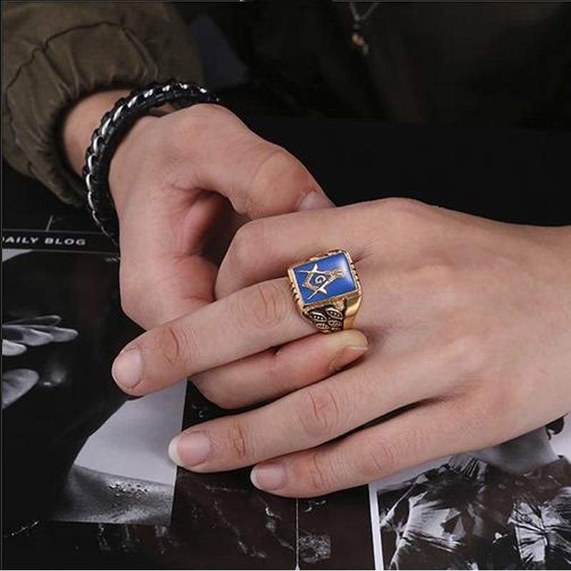Anel Maçônico Vintage